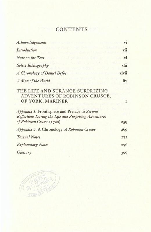 【中商原版】鲁滨逊漂流记（牛津世界经典系列）英文原版 Robinson Crusoe (Oxford Worlds Classics) 商品图4