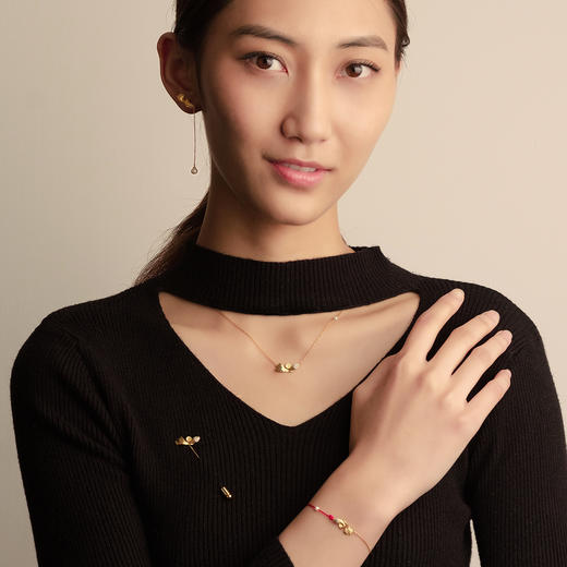 「 紫禁·福鲤 」珍珠耳饰 商品图3