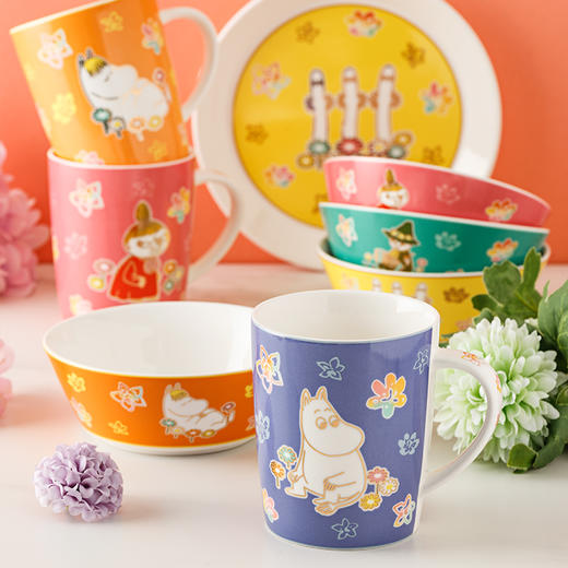 Moomin姆明 欢乐时光系列 北欧风陶瓷大容量创意马克杯 沙拉碗 圆盘 商品图11