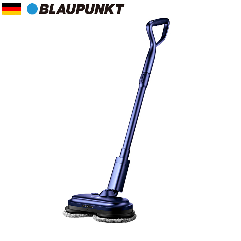 德国蓝宝（Blaupunkt）电动拖把 家用无线手持洗地拖地机 可换电池清洁机 自动旋转免手洗擦地机