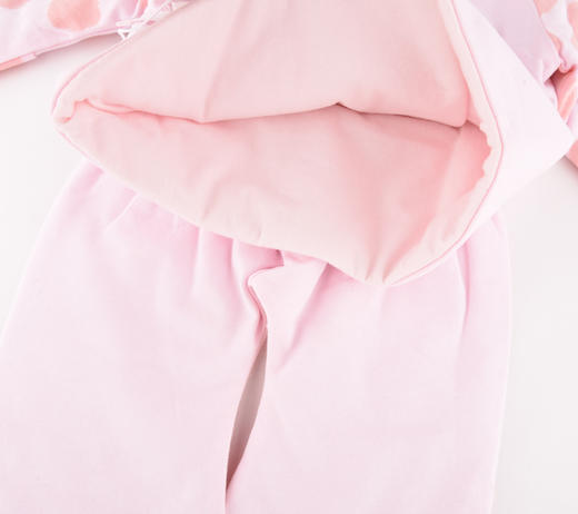 棉果果春秋冬季男童女童内衣夹棉偏襟开裆套装M401301818604 商品图2