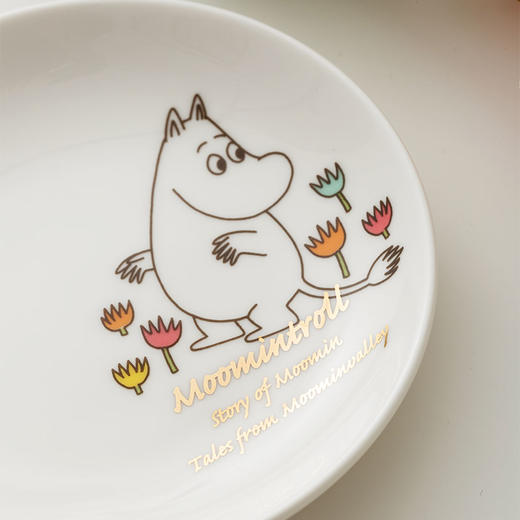 Moomin姆明生活日记 创意陶瓷小蝶 主餐盘 圆盘 商品图6