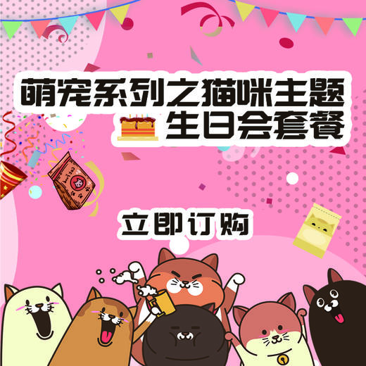 萌宠系列之猫咪主题生日会 商品图0