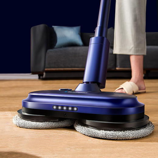 德国蓝宝（Blaupunkt）电动拖把 家用无线手持洗地拖地机 可换电池清洁机 自动旋转免手洗擦地机 商品图7