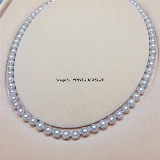 【每日特选】灰色小真多麻珍珠项链(预约看货) 商品图0