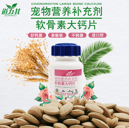 道力其软骨素大钙片180片 宠物保健品【拍组合装更划算】 商品图1