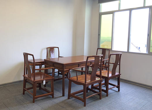 红桥红  家具严选  缅甸花梨（大果紫檀）  【明式茶桌七件套】 商品图1