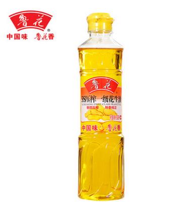 鲁花5S压榨一级花生油    500ml/瓶 商品图0