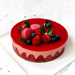 【慕斯蛋糕】草莓甜心（自提返红包）