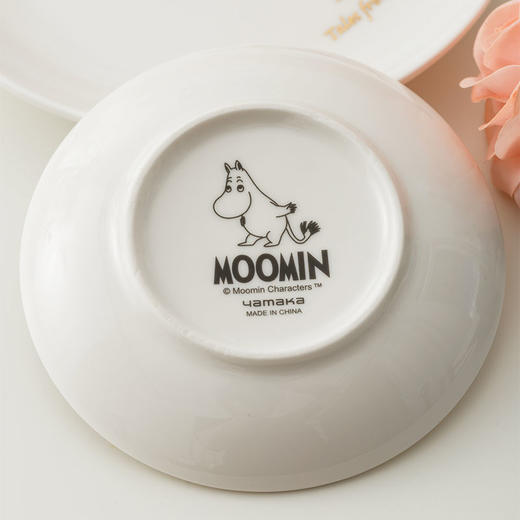 Moomin姆明生活日记 创意陶瓷小蝶 主餐盘 圆盘 商品图5