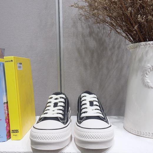 【百图lulu好物】【中跟帆布鞋】不易磨脚，不易变形，不易脱胶 猪皮鞋垫 经典帆布鞋，可以从12岁穿到102 商品图7