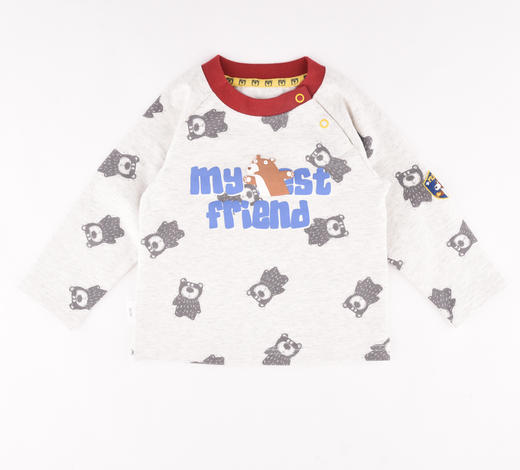 棉果果冬季男童套头T恤M412140218640 商品图3