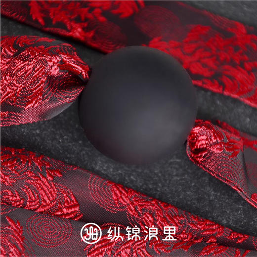 刺绣缎带口球口塞不卡头发 复古风 硅胶材质 商品图4