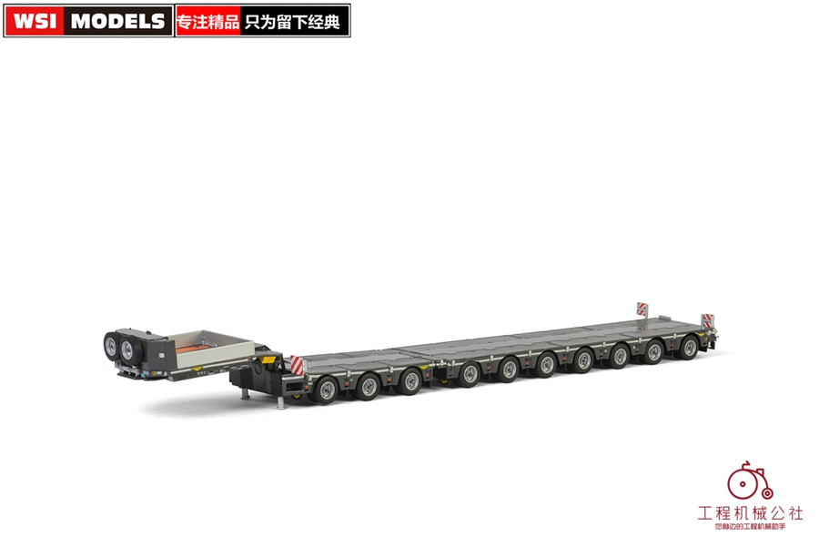 Wsi 1 50 低板7轴 Dolly 3轴broshuis十轴拖车挂车模型04 32 工程机械公社商城