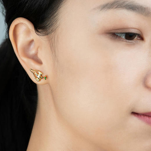 燕语•锆石耳饰（简约低调不出错） 商品图1