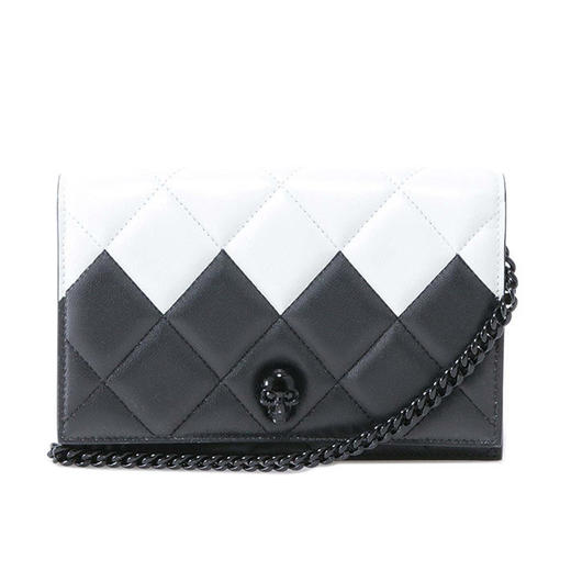 Alexander McQueen 亚历山大麦昆 春夏 百搭 女性 混色 单肩包 黑白 613088 1MADV 1050 商品图0