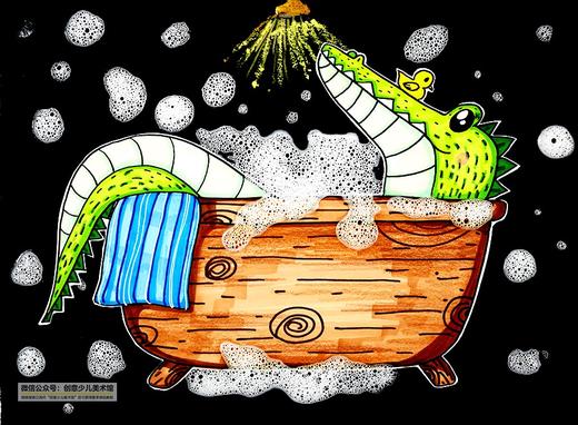 《鳄鱼宝宝在洗澡》【自动发货：下单后，点击手机短信中收到的链接，即可获取文件下载的链接；如有任何问题，可添加客服微信hm33268获得帮助】
 商品图0