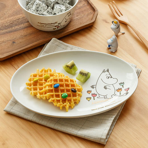 Moomin姆明生活日记 创意陶瓷小蝶 主餐盘 圆盘 商品图14
