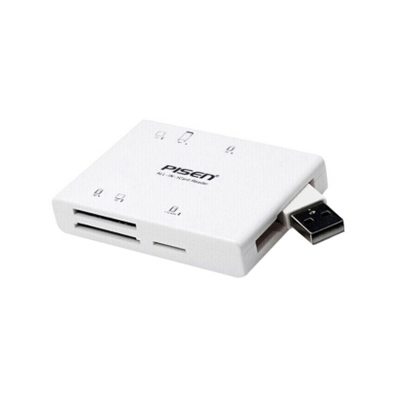 品胜读卡器多功能六合一 高速usb接口支持SD MS XD TF M2 CF卡小巧便携JPY带授权招加盟代理