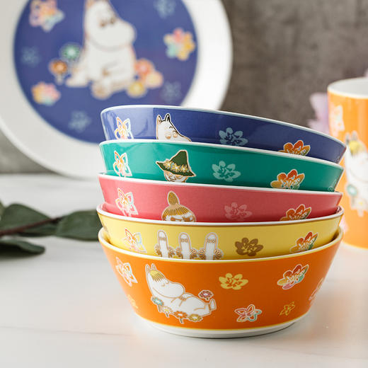 Moomin姆明 欢乐时光系列 北欧风陶瓷大容量创意马克杯 沙拉碗 圆盘 商品图2