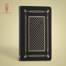【人文之宝】“网格本”纪念版皮质笔记本 【黑色款】（复刻网格本经典形象）
