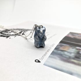 北京仓｜Maggoosh-Gummy-限量 蓝色树莓味 口罩小熊 项链［希腊设计师］