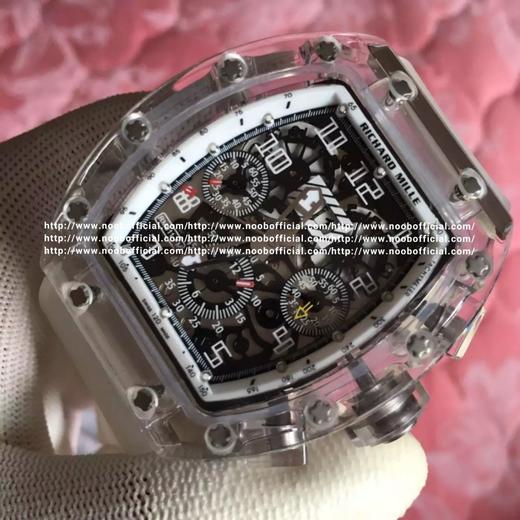 RM厂出品 理查德米勒  RICHARD MILLE  RM11-1  7750机芯大日历  透明玻璃壳套 原装折叠扣  土豪专属 商品图10