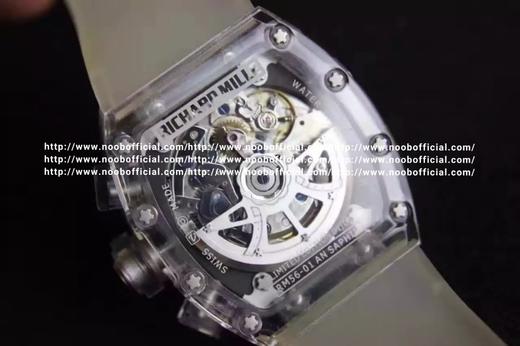 RM厂出品 理查德米勒  RICHARD MILLE  RM11-1  7750机芯大日历  透明玻璃壳套 原装折叠扣  土豪专属 商品图13