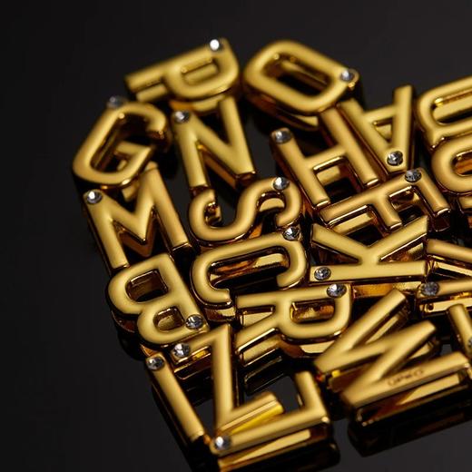 UPKO 你的名字定制字母真皮手铐项圈挂件配饰 商品图7