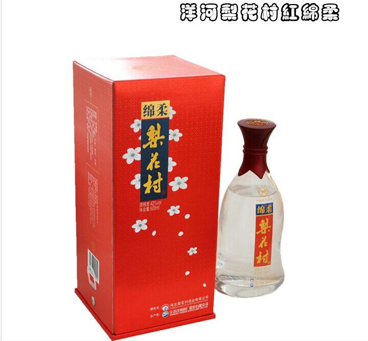 42度梨花村红绵柔500ml/瓶