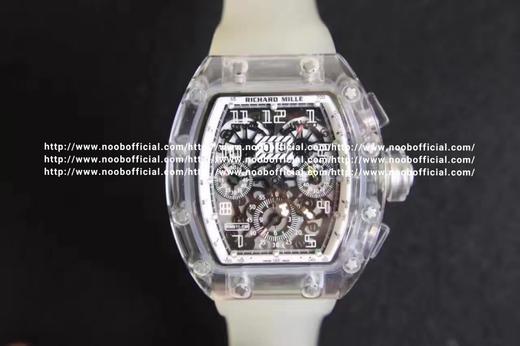 RM厂出品 理查德米勒  RICHARD MILLE  RM11-1  7750机芯大日历  透明玻璃壳套 原装折叠扣  土豪专属 商品图0
