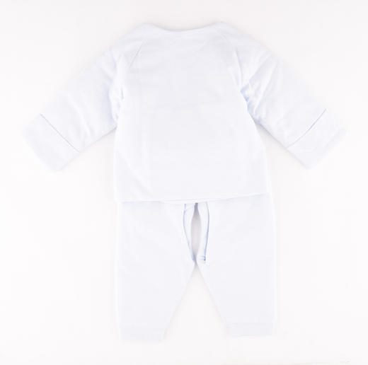 棉果果秋冬款男童女童内衣铺棉偏襟开裆套装M401301817636 商品图3