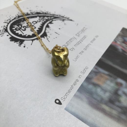 北京仓｜Maggoosh-Gummy-特别款 奇异果味 Mask小熊 项链［希腊设计师］ 商品图1