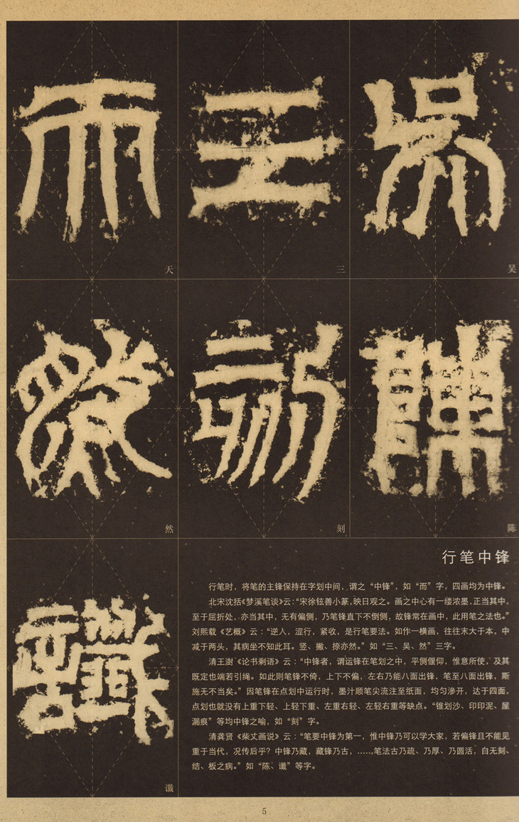 碑帖导临天发神谶碑