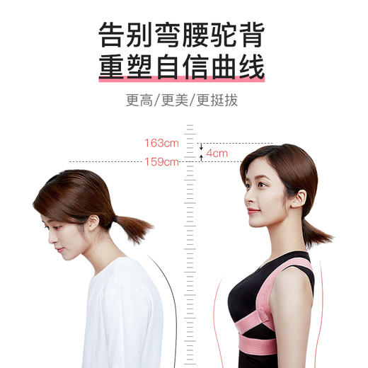 【爆仓！下单72小时内陆续发货】专为女性量身定制乐芙LOVE矫姿带 告别驼背 矫正姿态 舒适不勒 轻薄透气 商品图2