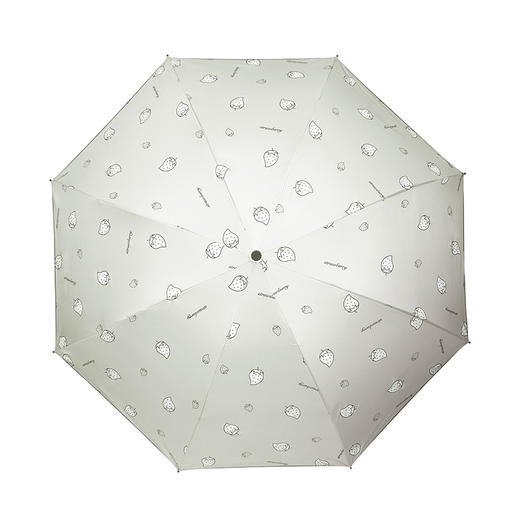 【遇水变色！晴雨两用】可爱草莓晴雨伞8骨骨架 黑胶防紫外线折叠太阳伞FZ20206 商品图6