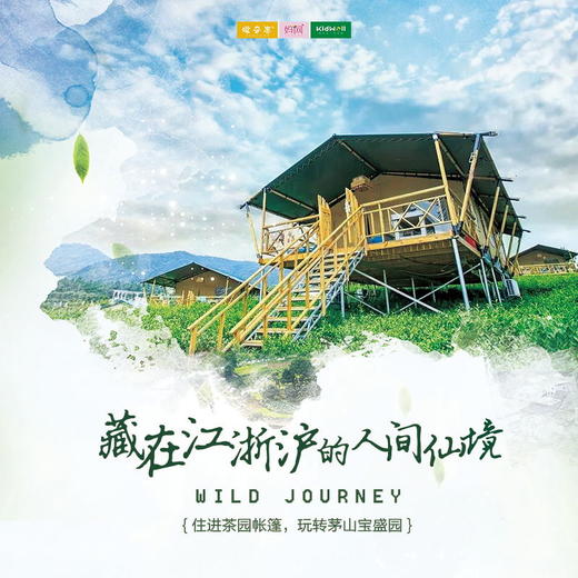 自驾游 | 藏在江浙沪的人间仙境 /// 睡进常州的茶田帐篷，玩转茅山宝盛园！溜草、趣味博物馆、星空BBQ... 商品图0