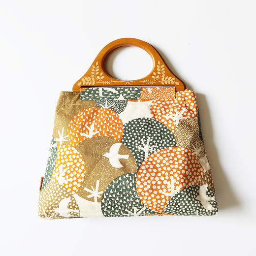 HUJI祤集Embrace手提包插画飞鸟树林 商品图2