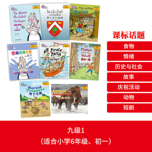 大猫英语分级阅读九级1(适合小学六年级.初一)(7册读物+1册指导)(附光盘) 商品图2