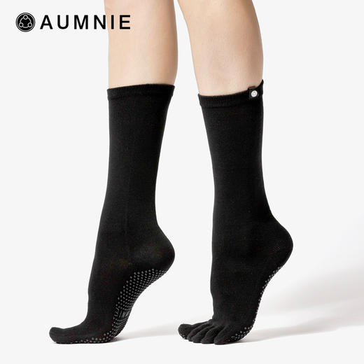 长筒防滑专业瑜伽五指袜 商品图1