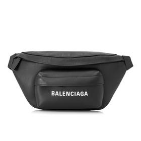 Balenciaga 巴黎世家 女士小牛皮拉链时尚腰包 黑色 579617 DLQQN 1000