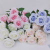 【装饰品】10头韩式把束玫瑰假花 婚礼婚庆布景工艺品餐厅居家装饰 商品缩略图0