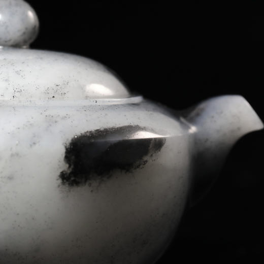 和田玉（青花）玉壶--碗灯壶（宋鸣放6652）184.76G 商品图8