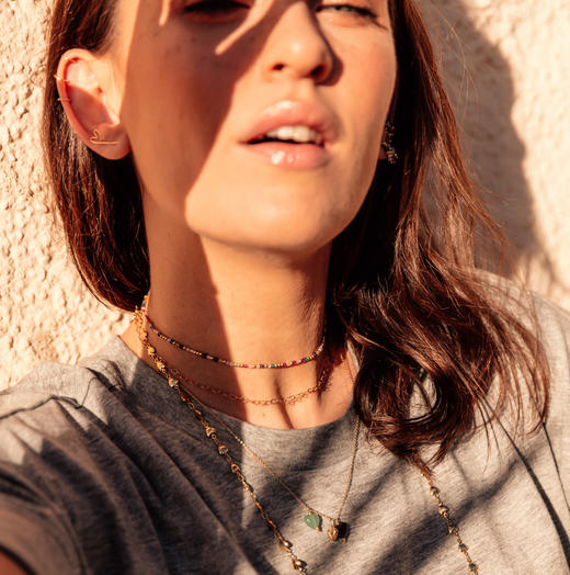 北京仓｜YAY-Collier-Multicolores 锁骨链［法国设计师］ 商品图0