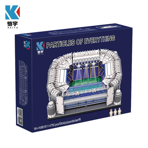 恺宇大型球场积木著名建筑物足球场拼装app灯光编程玩具模型立体摆件 商品图2