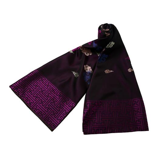 SAINTJOY/上久楷宋锦双面披肩零YSJ17025（仅供展示，度空间·深紫色勿拍） 商品图1