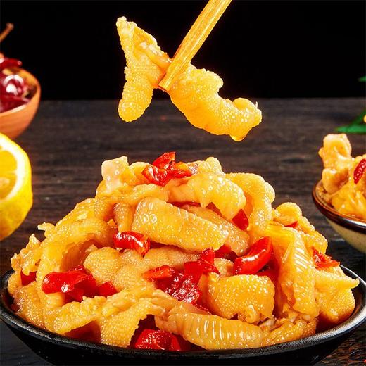 【酸辣无骨鸡爪】300g/盒 商品图2