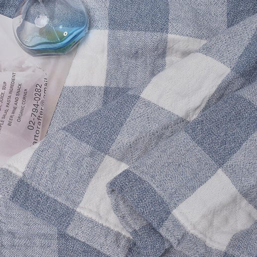 皇家丽美进口纯棉3层棉纱150*200双人毛巾被JF20137 商品图3