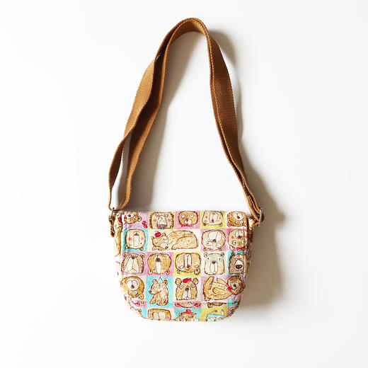 HUJI祤集Flap斜挎包插画漫画小熊 商品图1