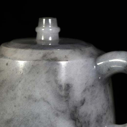 和田玉（青花）玉壶--汉铎壶（宋鸣放6624）141.48g 商品图7